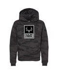 Kid's Blackout Camo Hoodie - Muley Freak