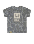 Kids Bottomland Camo Tee - Muley Freak
