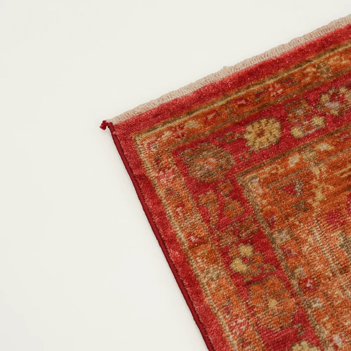 Kırmızı Tencel Tezgah Dokuma Seccade — viskon