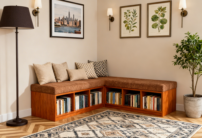 L-Shaped Bench Cushions