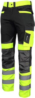 LACHTI L4051104 Spodnie Ostrzegawcze Czarno- èèté, XL, CE, Lahti