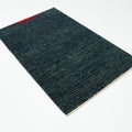Lacivert Yün Tezgah Dokuma Baş Başa Seccade, 80x130 cm — Halıcızade