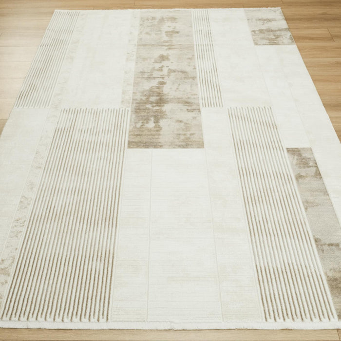 Lagos Serisi Sade Desenli Makine Dokuma Halı — 200x290 cm