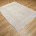Lapis Serisi Çerçeve Desenli Bej Viskon Halı, 80x150 – 300x400 cm — Halıcızade