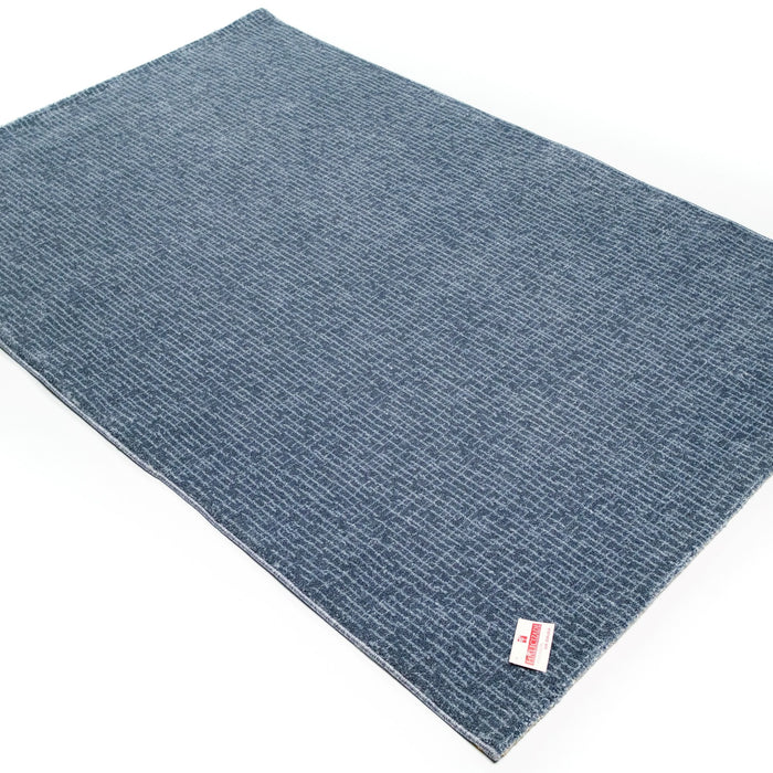 Lotto Serisi Sade Desenli Makine Dokuma Halı, lacivert, 80x150 – 200x290 cm — Halıcızade