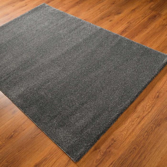Lotto Serisi Sade Desenli Makine Dokuma Halı, antrasit, 80x150 – 200x290 cm — Halıcızade
