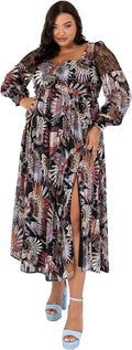 Lovedrobe Womens Plus Size Midaxi Dress Curve Long Black Size 24