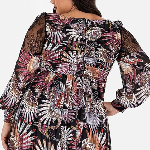 Lovedrobe Womens Plus Size Midaxi Dress Curve Long Black Size 24