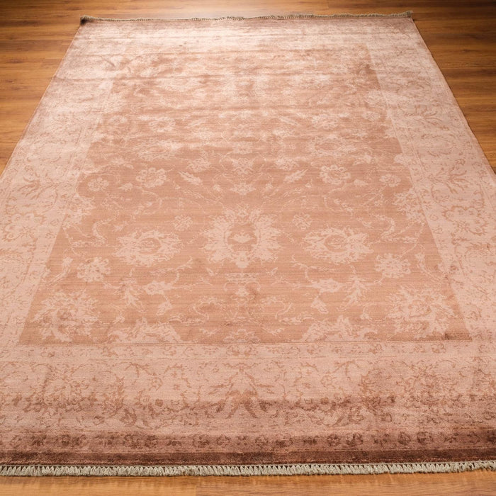 Lugano Serisi Makine Dokuma Uşak Desenli Kahverengi Halı — 130x190, 160x230, 200x290 cm