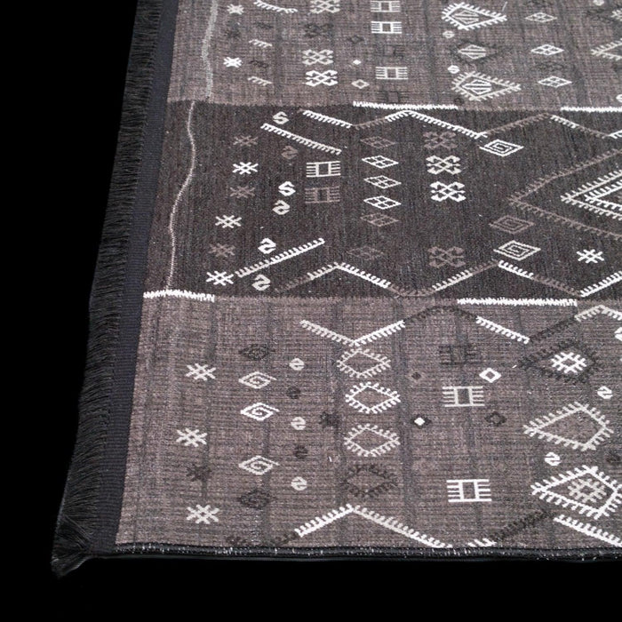 Luna Serisi Geometrik Desenli Dijital Baskı Halı — makine dokuma