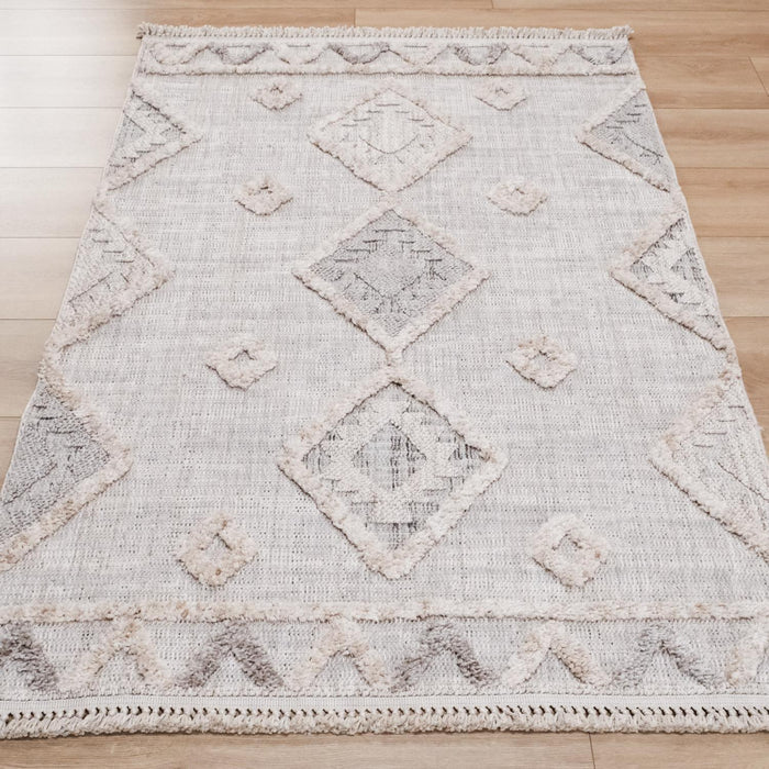 Malibu Serisi Geometrik Desenli Makine Dokuma Halı — 120x180, 200x290 cm