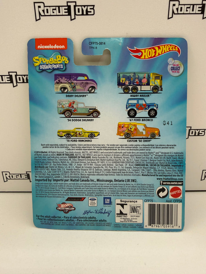 Mattel Hot Wheels SpongeBob SquarePants ‘34 Dodge Delivery