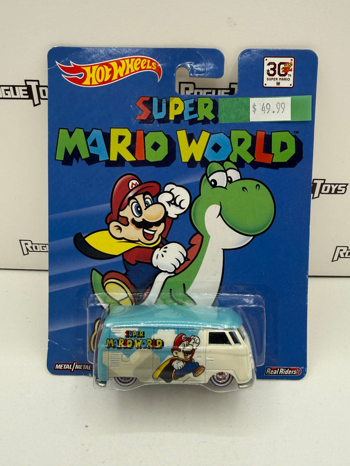 Mattel Hot Wheels Super Mario World Volkswagen T1 Panel Bus