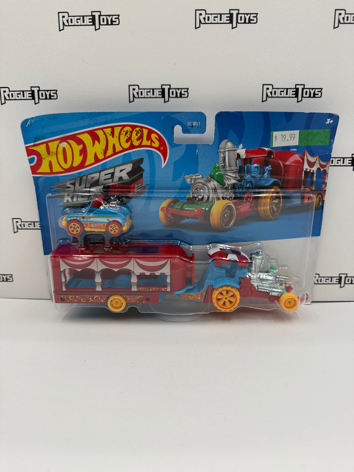 Mattel Hot Wheels Super Rigs Car-Nival Steamer