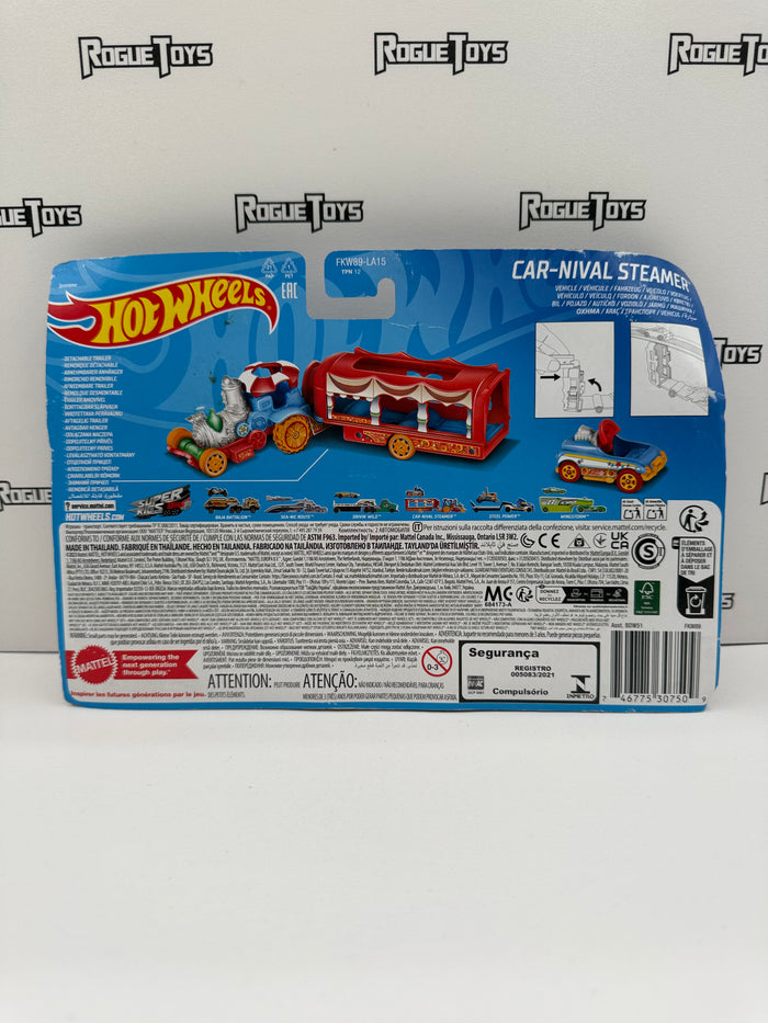 Mattel Hot Wheels Super Rigs Car-Nival Steamer