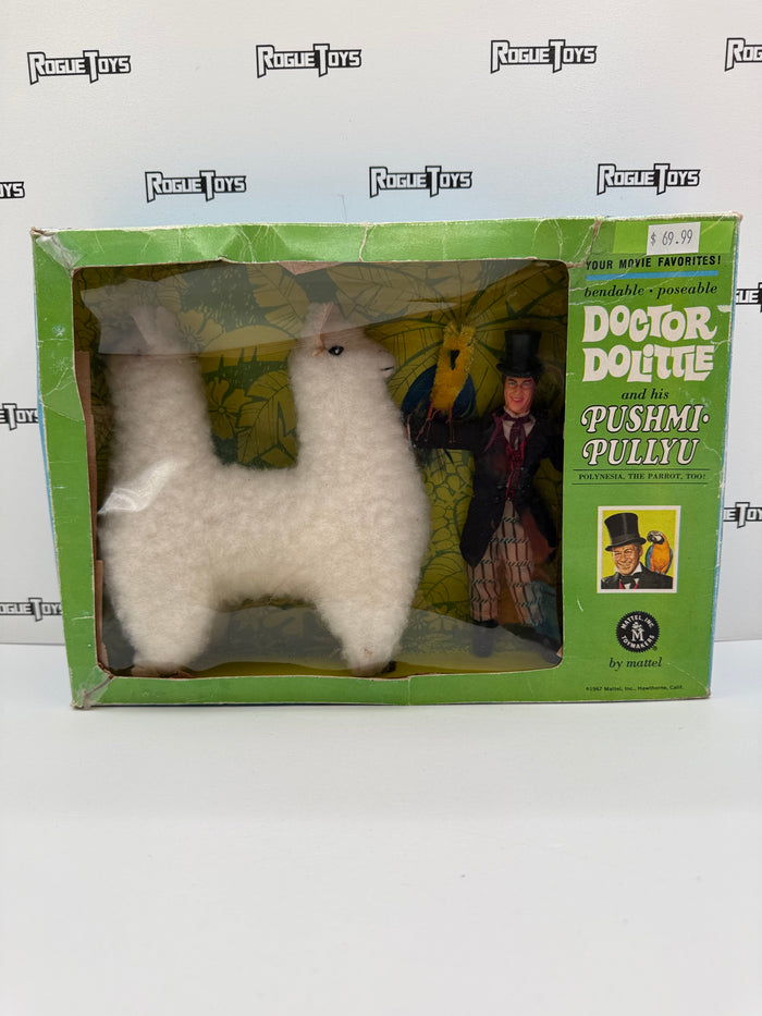 Mattel Vintage Doctor Doolittle and his Pushmi-Pullyu w/ Polynesia the Parrot