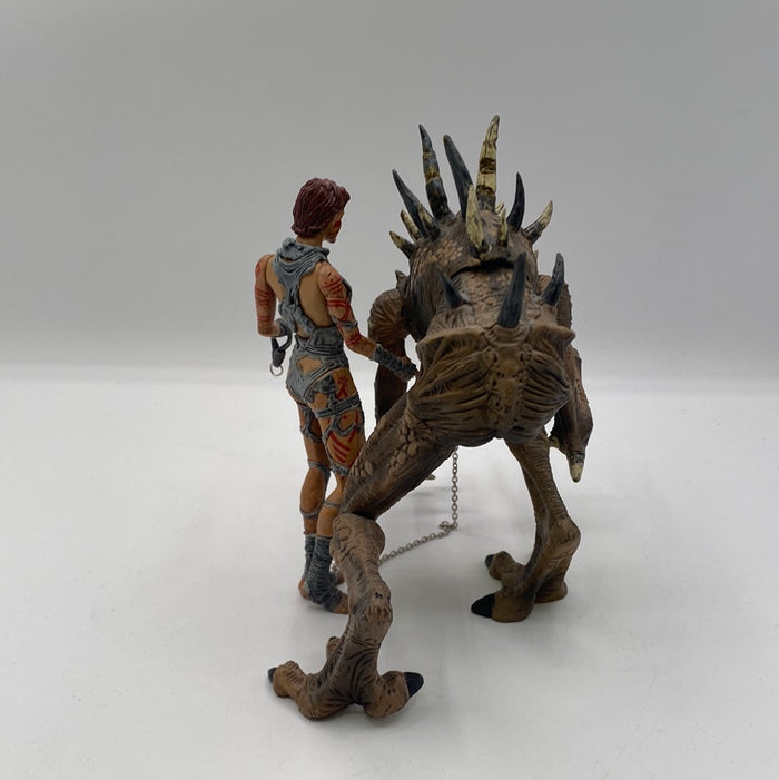 McFarlane Toys 1999 Curse of the Spawn Jessica Priest & Mr. Obersmith (Left Leg Comes Off but Can Re-Attach)