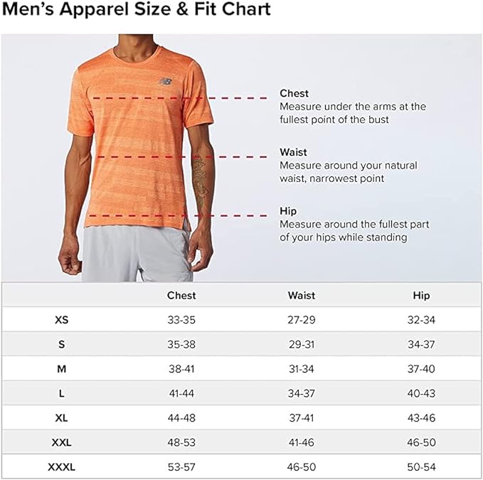 New Balance Men's Cotton Performance Crew Neck Tee T-Shirt, Black/White/Heather Grey, Medium