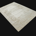 Mermer serisi viskonlu modern halı, krem, 90x150 cm — Halıcızade