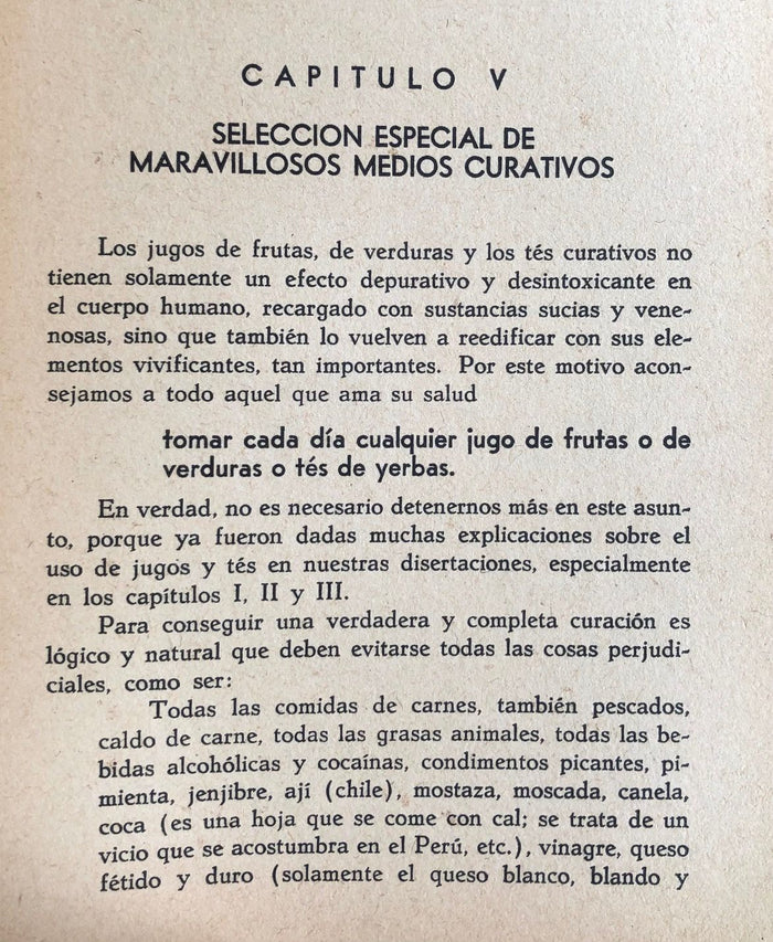 (Mexican) Carlos Kozel. Por La Senda de la Salud, con Jugos de Frutas, Yerbas y Tes