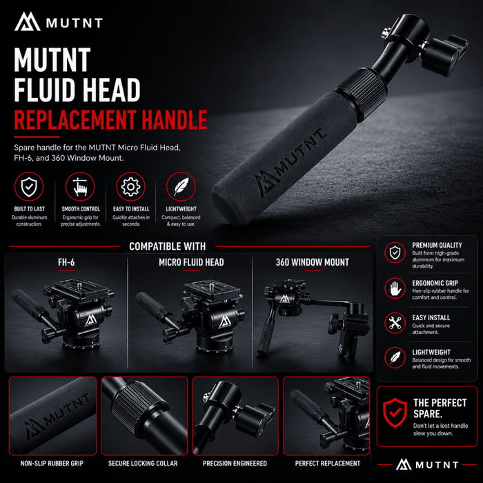 Micro, FH-6, and Window Mount Replacement Handle - Muley Freak