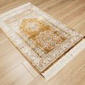 Mihrap Desenli Sarı Halı Seccade, 80x125 cm — Halıcızade