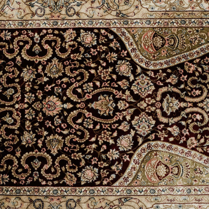 Mihrap Tasarım Bordo Halı Seccade