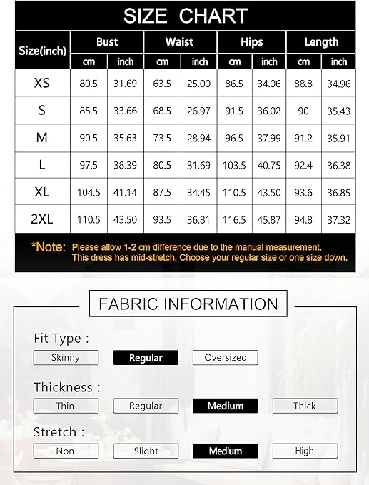 Missufe Women's Summer Cocktail Dress Elegant Wrap Dress Festive Party Dress Vintage Dresses, orange, S