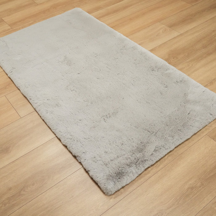 Mollis Post Serisi Sade Desenli Gri Halı, 80x150 cm — Halıcızade