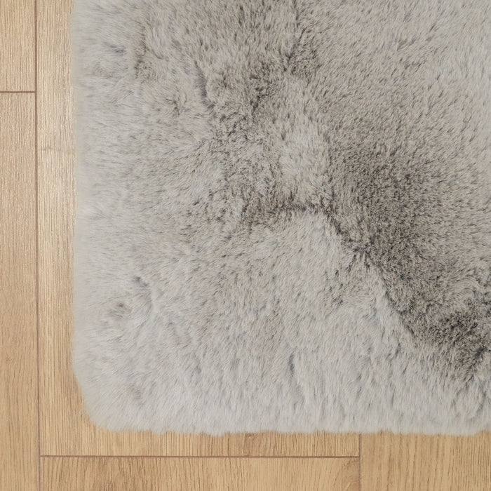Mollis Post Serisi Sade Desenli Gri Halı — 80x150 cm