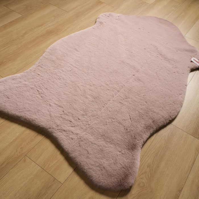 Mollis Post Serisi Sade Desenli Makine Dokuma Halı, pembe, 100x160 cm — Halıcızade