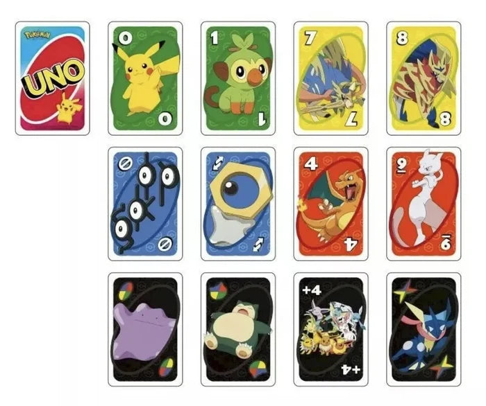 NEW - Pokemon UNO Family Card Game by Mattel