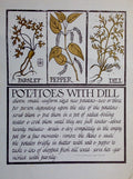 (*NEW ARRIVAL*) (Chez Panisse) Potatoes with Dill