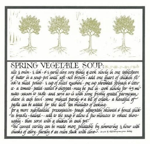 (*NEW ARRIVAL*) (Chez Panisse) Spring Vegetable Soup.