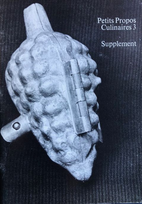 *NEW ARRIVAL* Petits Propos Culinaires 3: Supplement