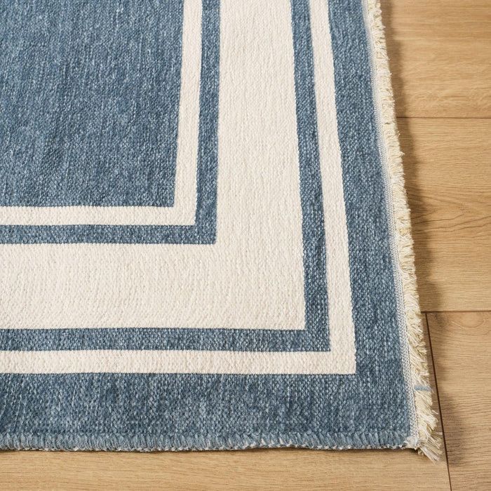 Noa Serisi Çerçeve Desenli Makine Dokuma Kilim — 115x180 cm