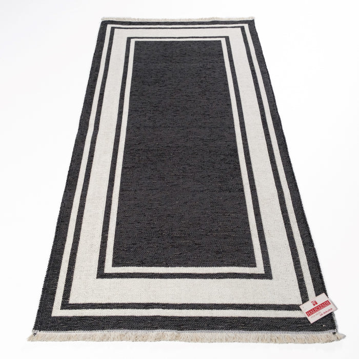 Noa Serisi Çerçeve Desenli Makine Dokuma Kilim