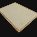 Otto Jüt Serisi El Dokuma Sade Desenli Krem Halı, 80x150 – 200x300 cm — Halıcızade