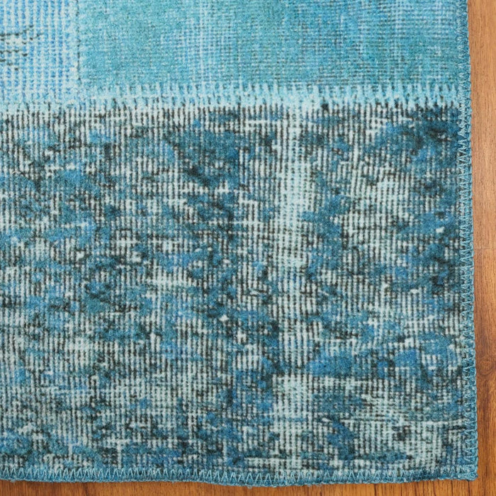 Patchwork Desenli Dijital Baskı Halı — etnik desenli