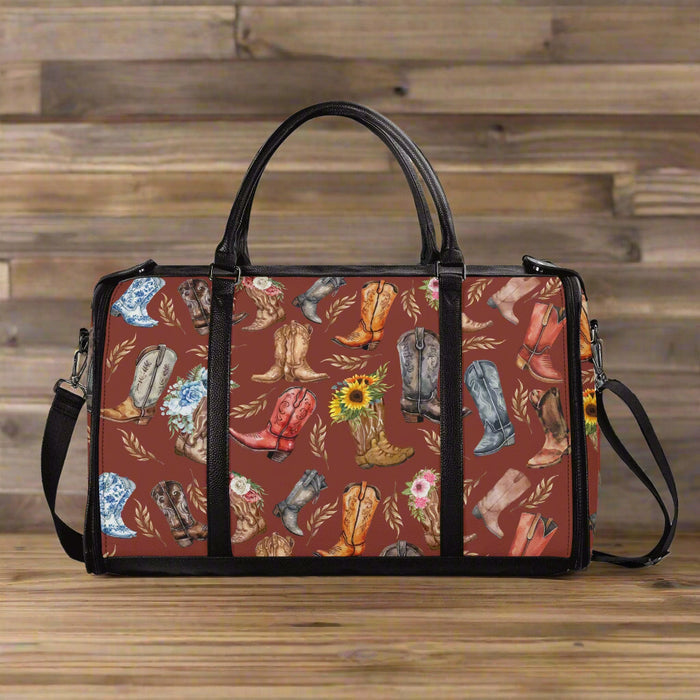 Personalized "Beautiful Boots" Travel Bag - Cozy Corner