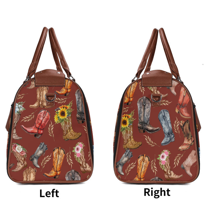 Personalized "Beautiful Boots" Travel Bag - Cozy Corner
