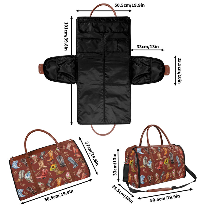 Personalized "Beautiful Boots" Travel Bag - Cozy Corner