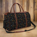 Personalized Multicolor Leather Travel Bag - Cozy Corner