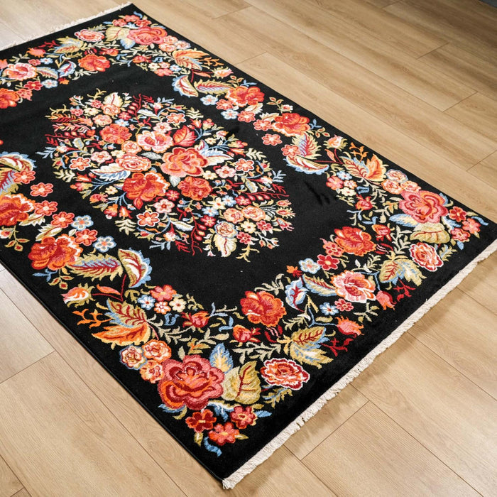 Pietra Serisi Karabağ Desenli Makine Dokuma Halı, rengarenk, 120x180 cm — Halıcızade