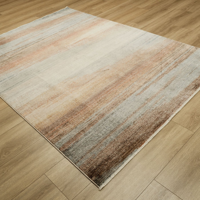 Pietra Serisi Soyut Desenli Makine Dokuma Halı, rengarenk, 160x230 cm — Halıcızade