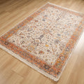 Pietra Serisi Uşak Desenli Makine Dokuma Halı, bej, 120x180 cm — Halıcızade
