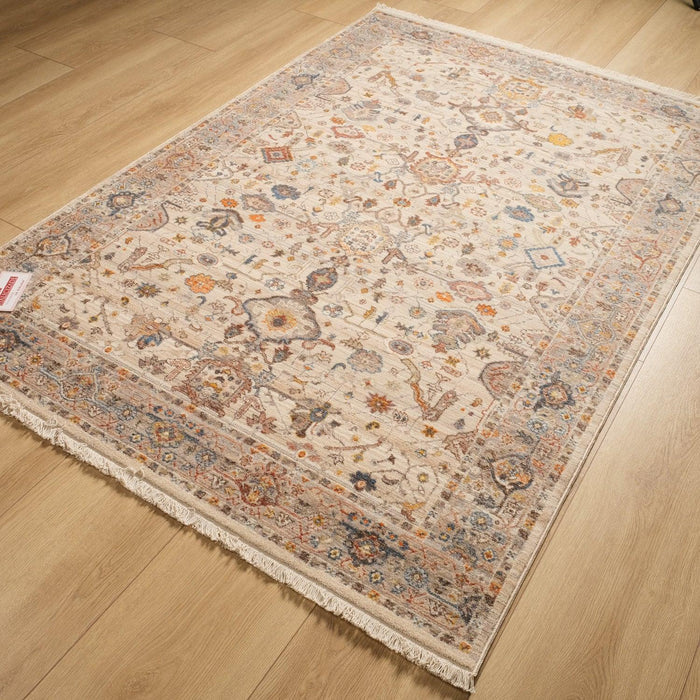 Pietra Serisi Uşak Desenli Makine Dokuma Halı, rengarenk, 80x150 – 240x340 cm — Halıcızade