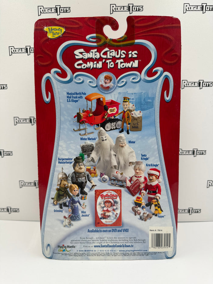 Playing Mantis Memory Lane Santa Claus is Comin’ to Town Tanta Kringle