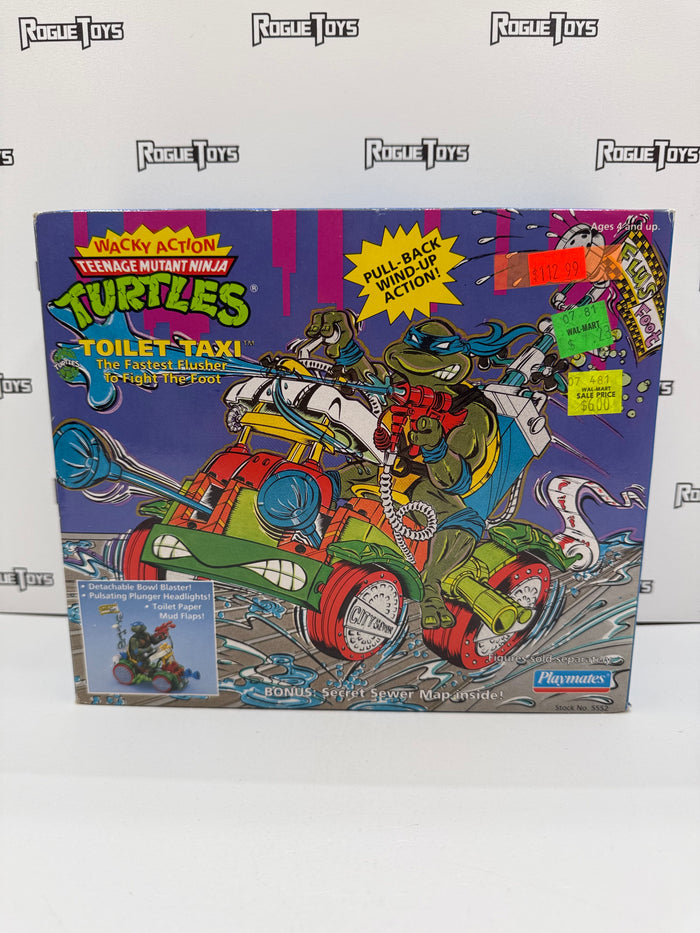Playmates Wacky Action Teenage Mutant Ninja Turtles (TMNT) Toilet Taxi