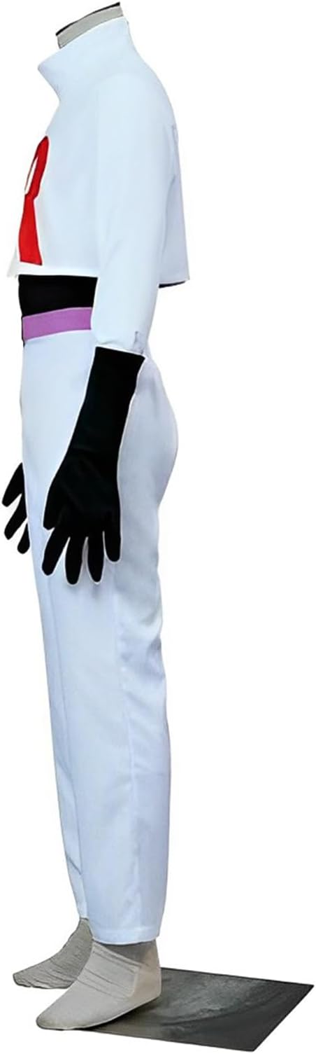 Pokemon Costume Adult, Team Rocket Costume, Anime Costume, Cosplay Costume (L, James Men)